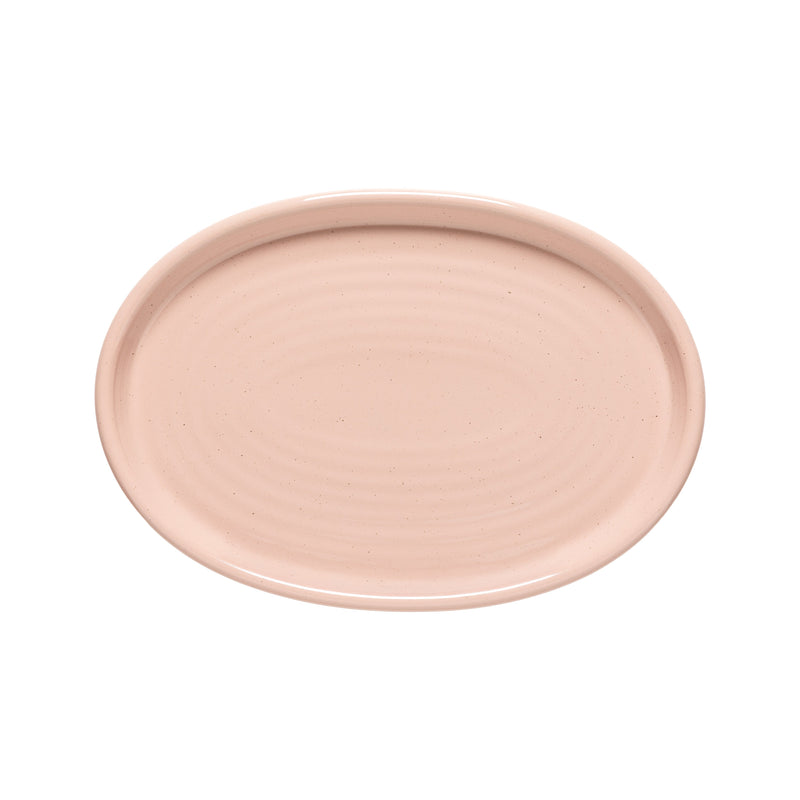 Scotia - Light Pink Oval Plate