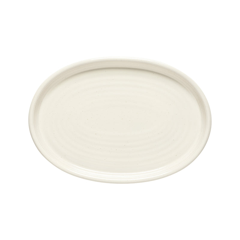 Scotia - Vanilla Beige Oval Plate