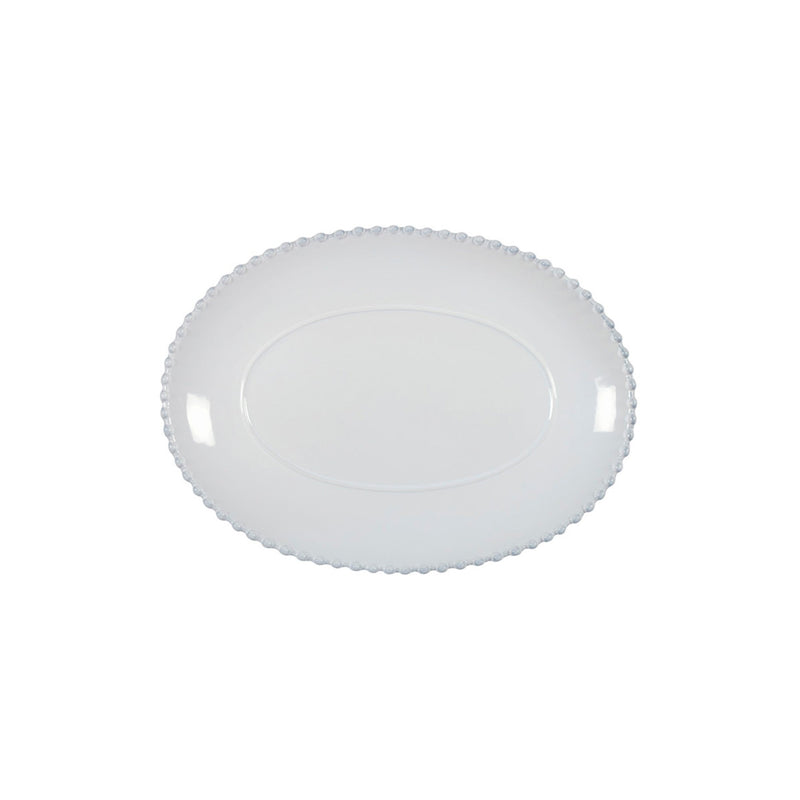 Pearl - White Oval Platter | 13" / 33 cm