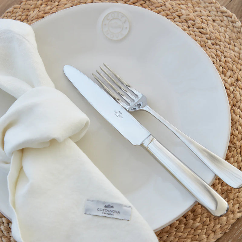 Costa Nova - Nova White Dinner Plate