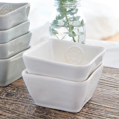 Costa Nova - Nova White Square Bowl / Ramekin