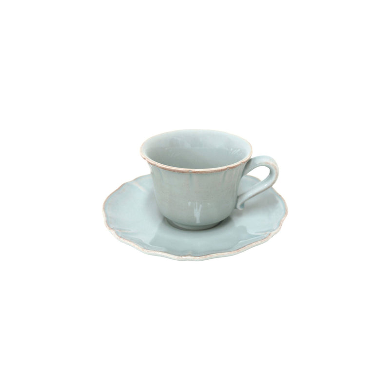 Alentejo - Turquoise Tea Cup and Saucer