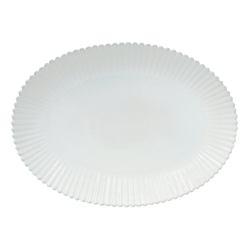 Pearl - White Oval Platter | 20" / 50 cm