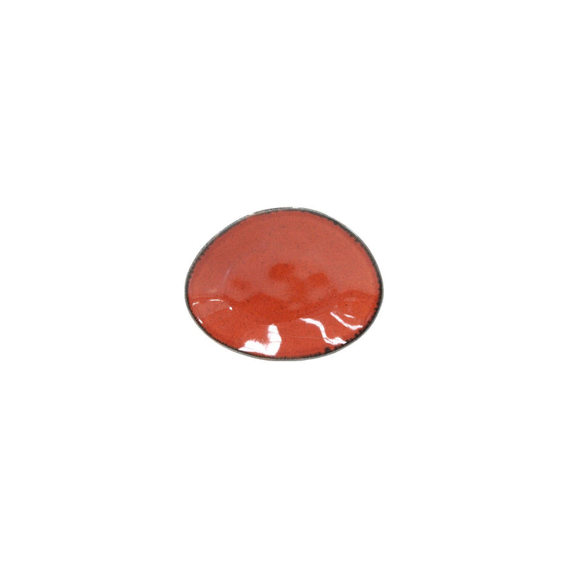 Riviera - Ocra Orange OVAL Plate 16