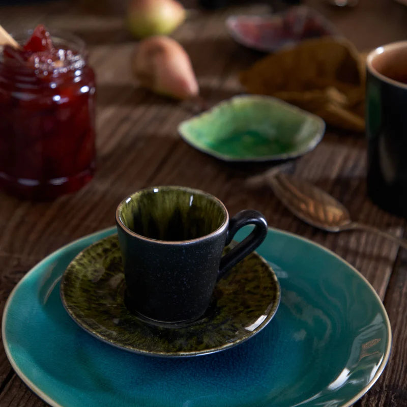 Costa Nova - Riviera Forets Coffee Cup & Saucer 0.08 L (Set of 6)