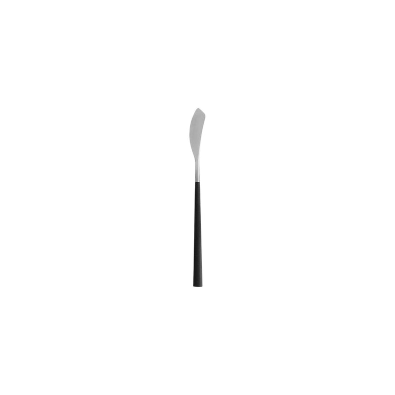 Mito - Brushed Silver - Black Cable Butter Knife