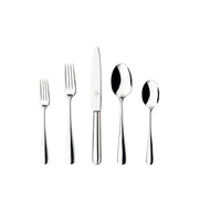 Lumi - Polished Flatware 5 Pieces - Set of 12