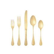Nau - Gold Flatware 5 Pieces - Set of 12