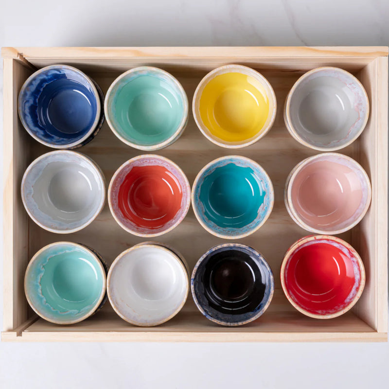 Costa Nova - Grespresso Wooden Display Box 40 Espresso Cups Assortment