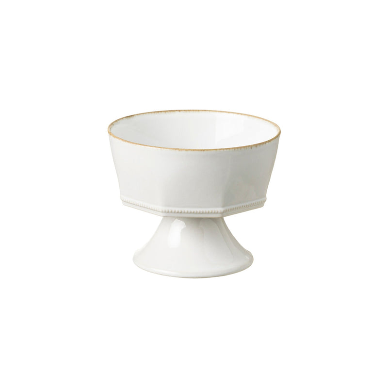 Luzia - Cloud White Footed Bowl | 6" / 16 cm