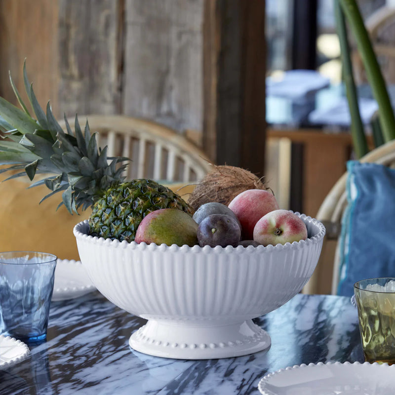 Costa Nova - Pearl White Centerpiece Bowl