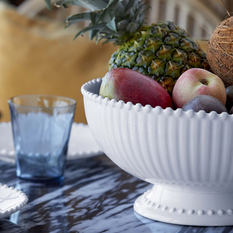 Costa Nova - Pearl White Centerpiece Bowl