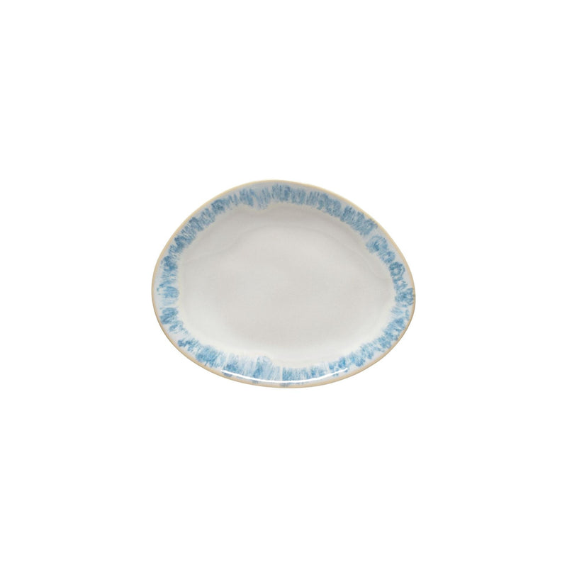 Brisa - Ria Blue Oval Plate | 8" / 20 cm - Set of 6