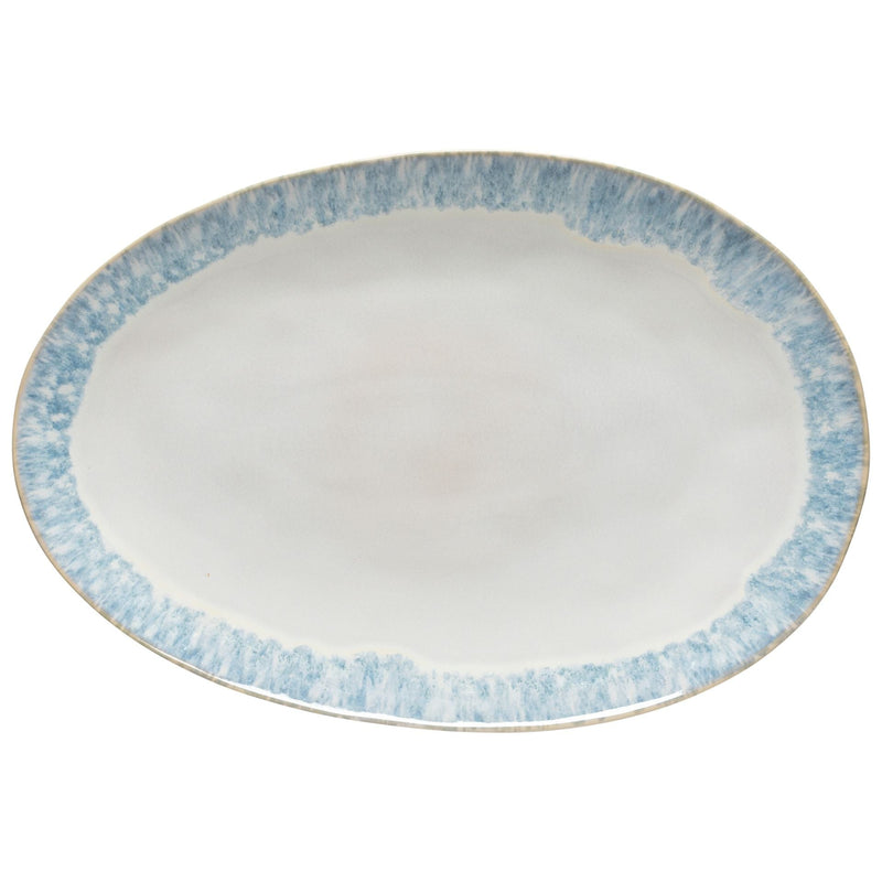 Brisa - Ria Blue Oval Platter | 16" / 41 cm