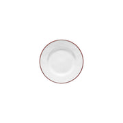 Beja - White & Red Appetizer Plate - Set of 6