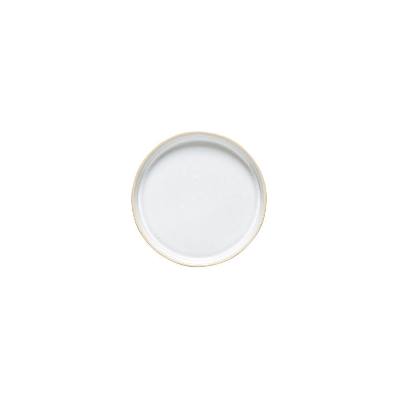 Nótos - Dune Path White Appetizer Round Plate - Set of 6