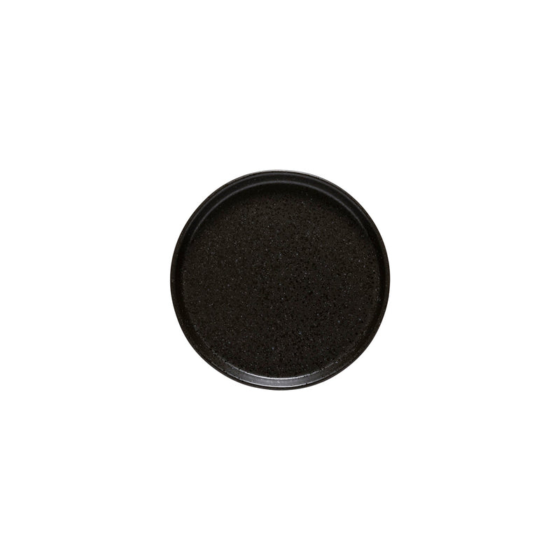 Nótos - Latitude Black Small Salad/dessert Plate - Set of 6
