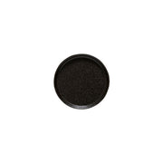Nótos - Latitude Black Appetizer Round Plate - Set of 6