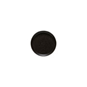 Nótos - Latitude Black Small Round Plate - Set of 6