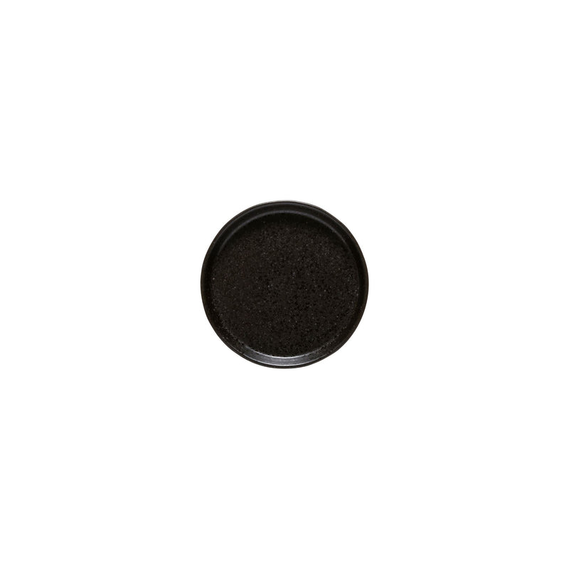 Nótos - Latitude Black Small Round Plate - Set of 6