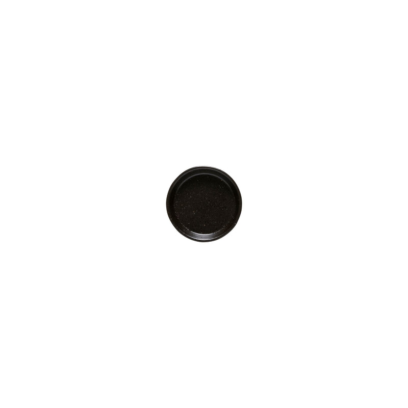 Nótos - Latitude Black Mini Round Plate - Set of 6