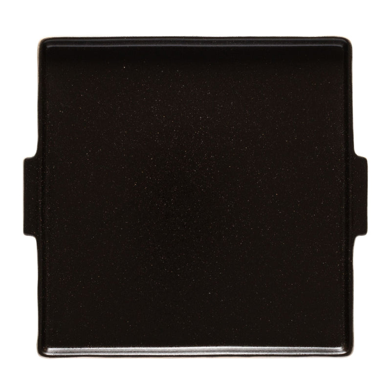 Nótos - Latitude Black Square Serving Plate - Set of 6