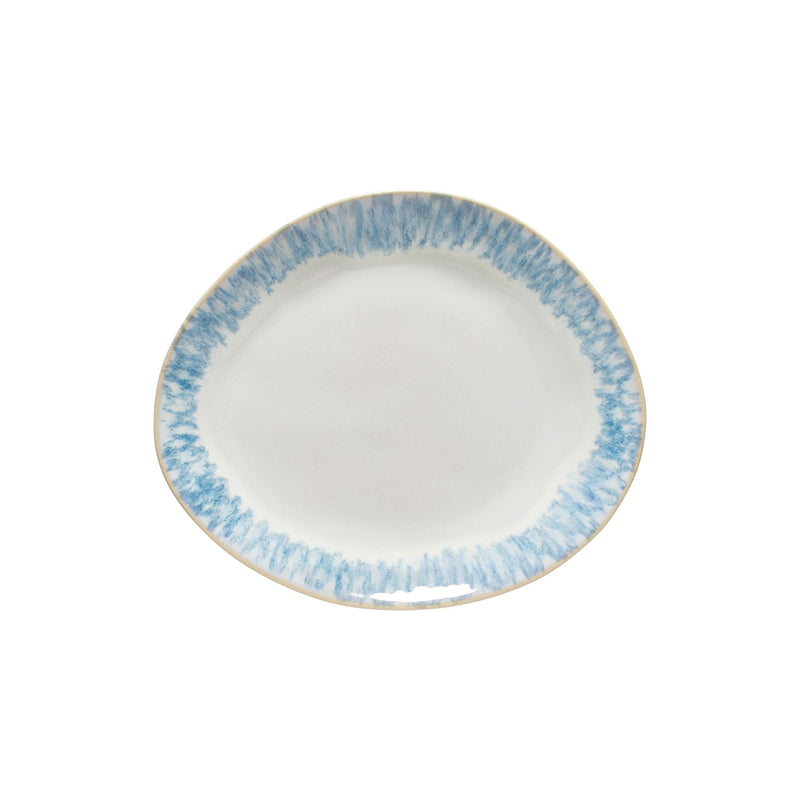 Brisa - Ria Blue Oval Dinner Plate/platter | 11" / 27 cm