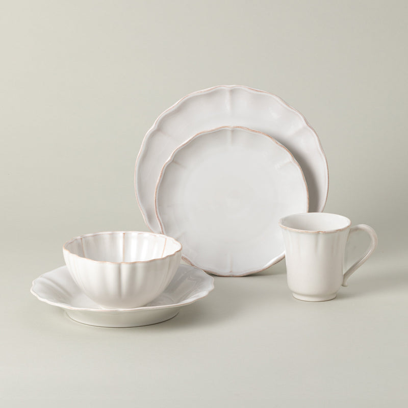 Alentejo - White 5-piece Dinnerware Set