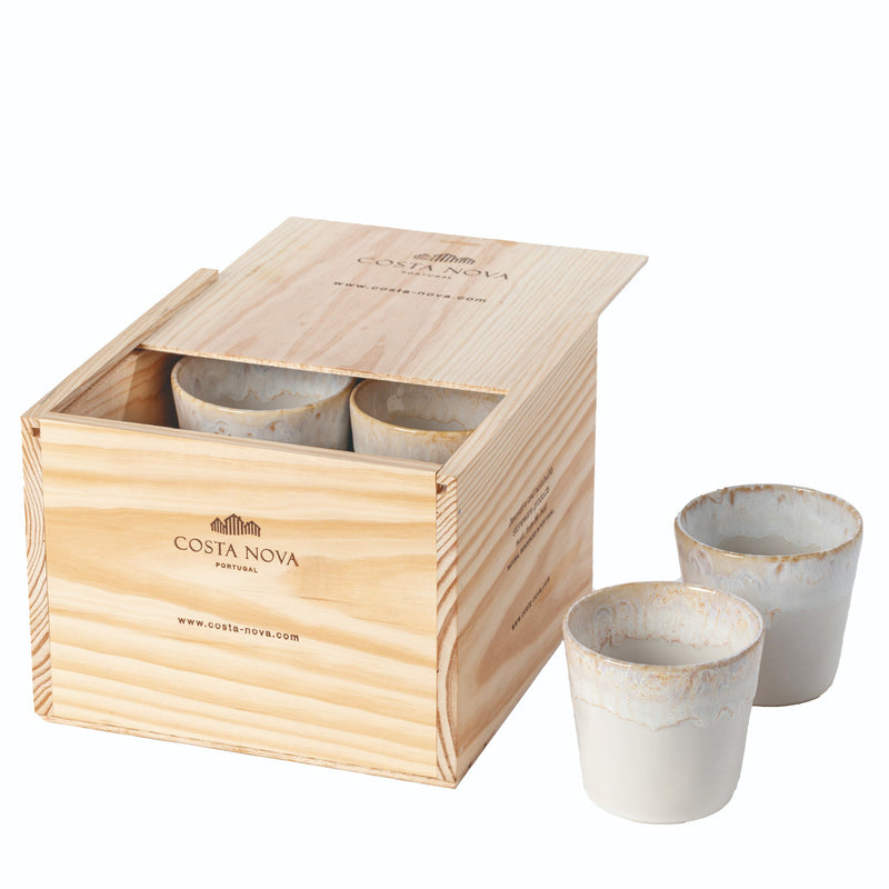 Grespresso - White Gift Box 8 Lungo Cups | white