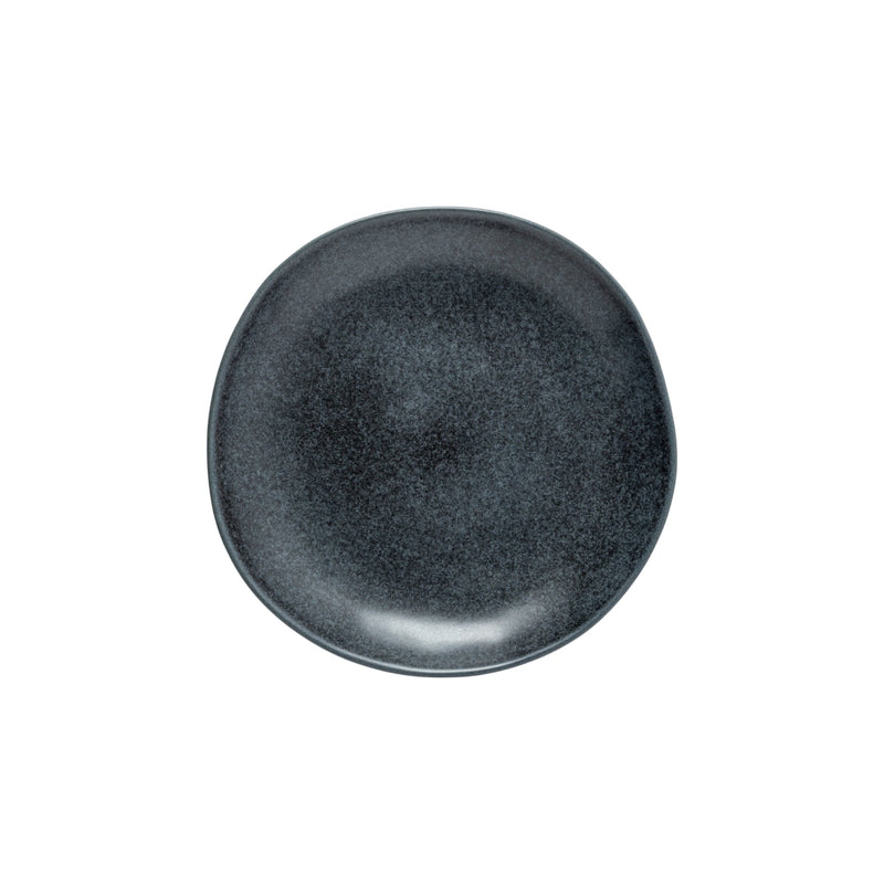 Livia - Matte Black Salad/dessert Plate | 9" / 22 cm - Set of 6