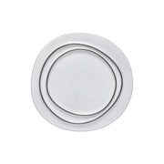 Âmbar - Salt of the Sea White Round Dinner Plate - Set of 6