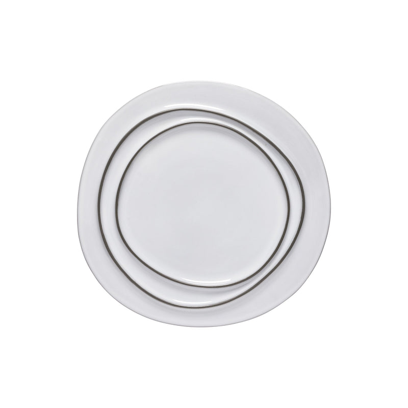 Âmbar - Salt of the Sea White Round Dinner Plate - Set of 6
