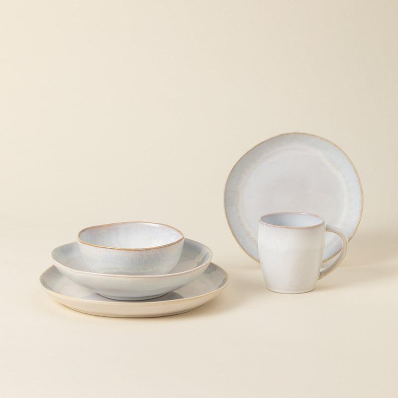 Brisa - Salt White 5-piece Dinnerware Set