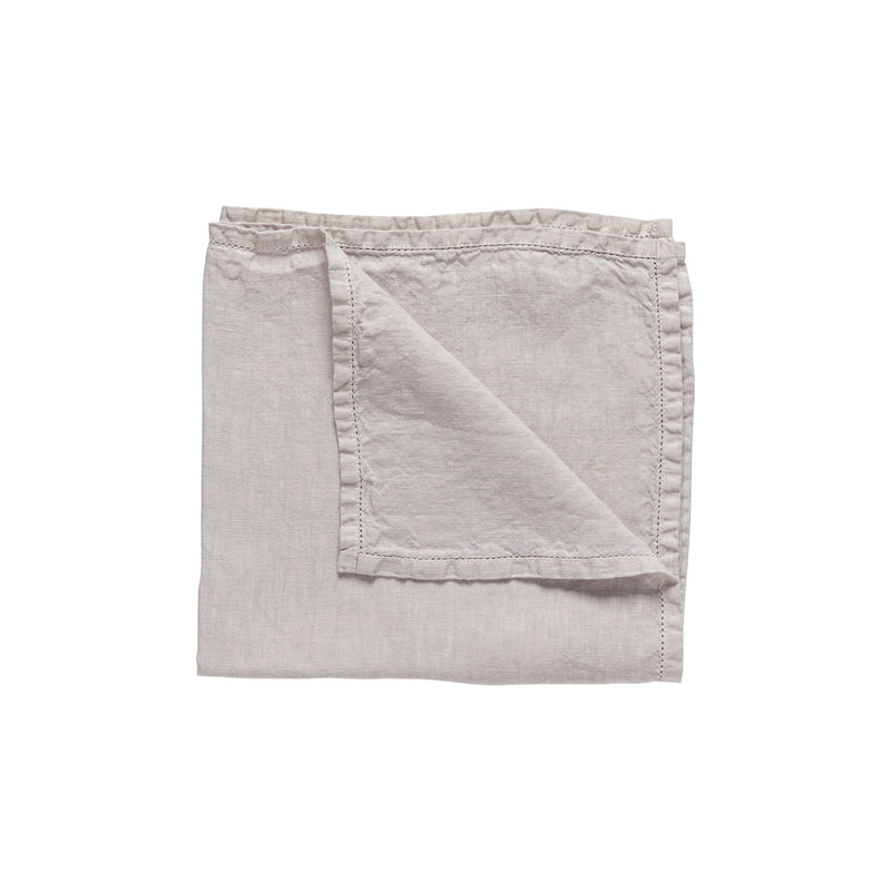 Luisa - Cloud Grey Napkin 100% Linen