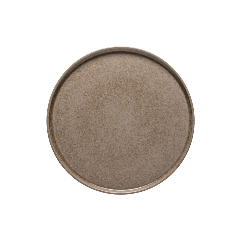 Redonda - Oak Brown Dinner Plate - Set of 6