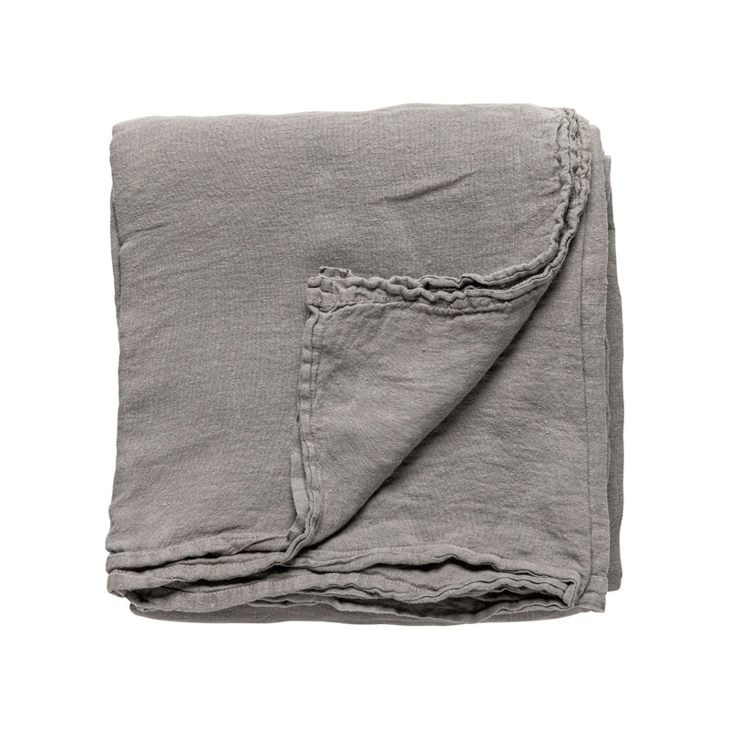 Maria - Dusk Grey Table Cloth | 100% LI