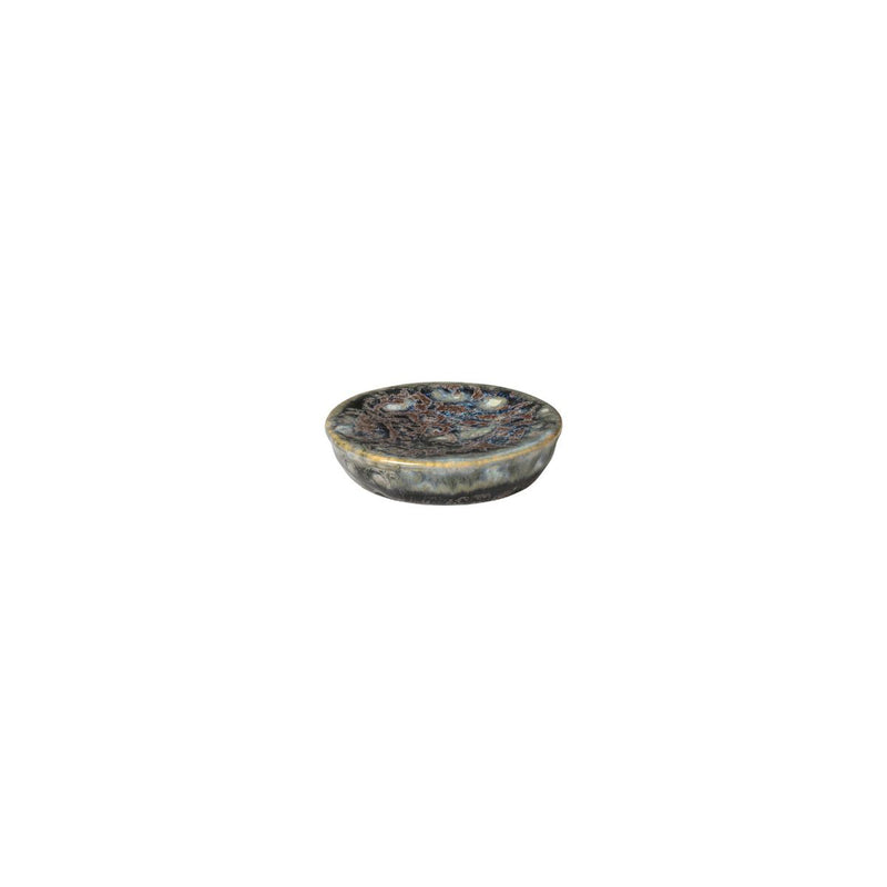 Roda - Iris Black Small Pillow Plate - Set of 6