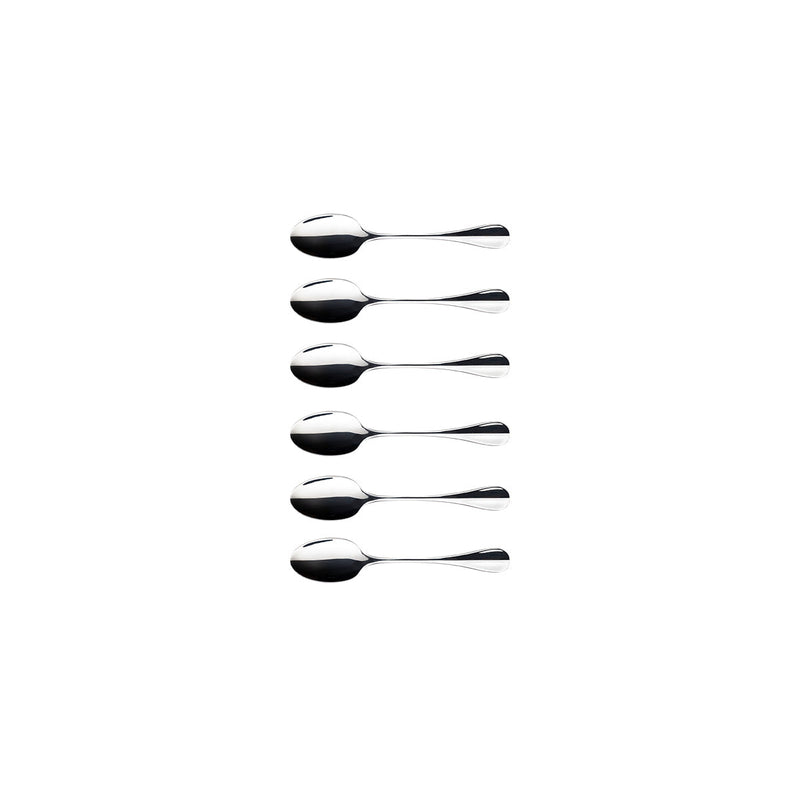 Nau - Polished Silver Flatware Coffee Spoon 6 Pieces Set