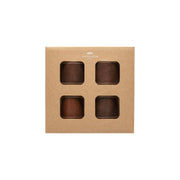 Napkin Ring Collection - Brown Set 4 Napkin Rings | 2" / 4.5 cm - Set of 4