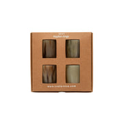 Napkin Ring Collection - Camel Set 4 Napkin Rings Round | 2" / 4.5 cm - Set of 4
