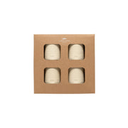 Napkin Ring Collection - White Set 4 Napkin Rings Round | 2" / 5 cm - Set of 4