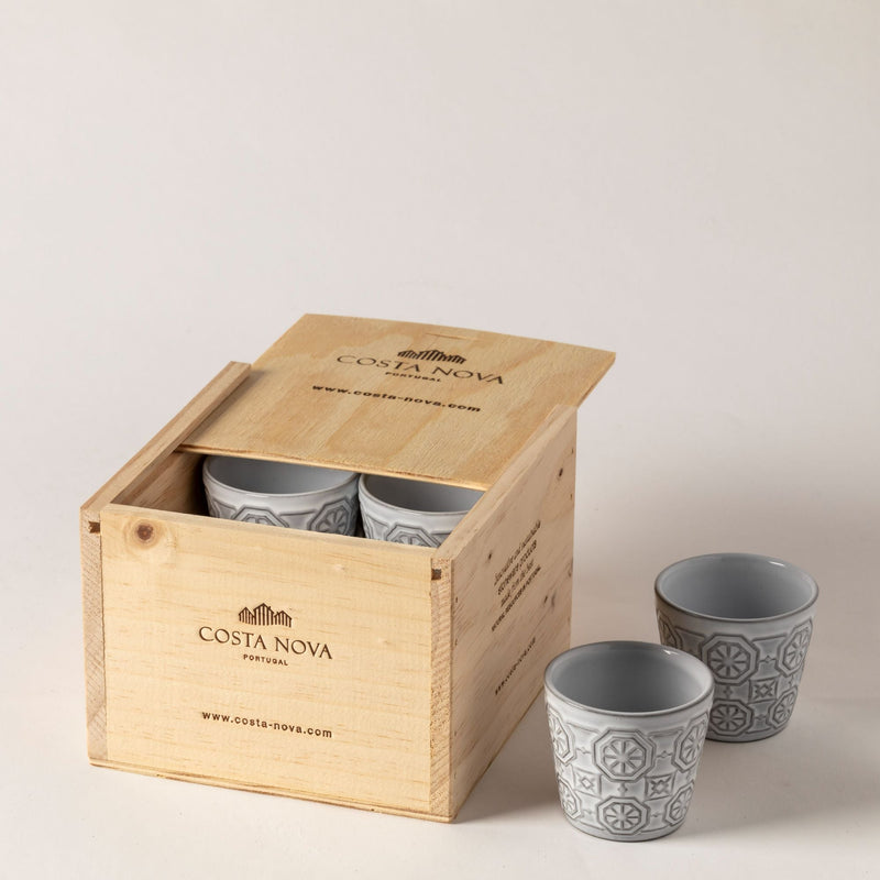 Grespresso Ecogres (world of Coffee) - White Vietnam Gift Box 8 Espresso Cups