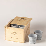 Grespresso Ecogres (world of Coffee) - White Colombia Gift Box 8 Espresso Cups