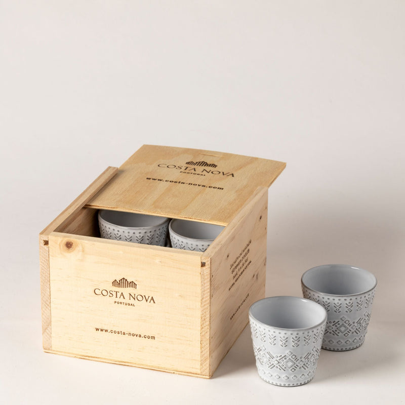 Grespresso Ecogres (world of Coffee) - White Colombia Gift Box 8 Espresso Cups