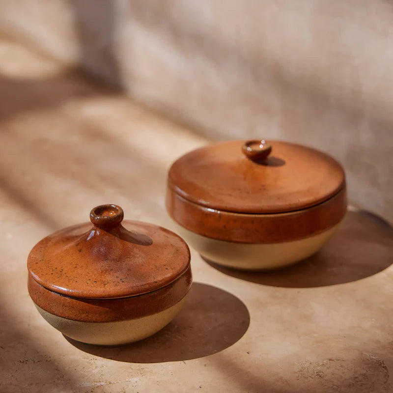 Costa Nova - Marrakesh Sable Blanc Small Covered Dish