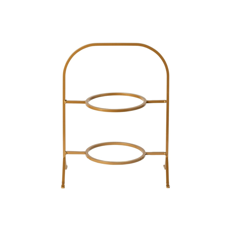 Marrakesh - Gold 2 Appetizer Plates Holder