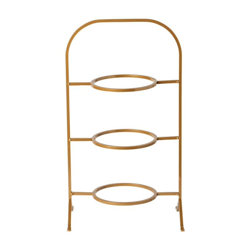 Marrakesh - Gold 3 Appetizer Plates Holder