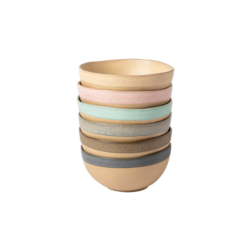 Arenito - Multicolor Set 6 Latte Bowls | multicolor - Set of 6