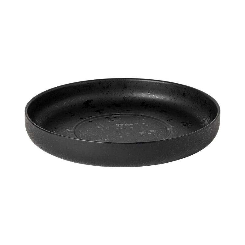 Resonance - Black Deep Round Plate - Set of 6