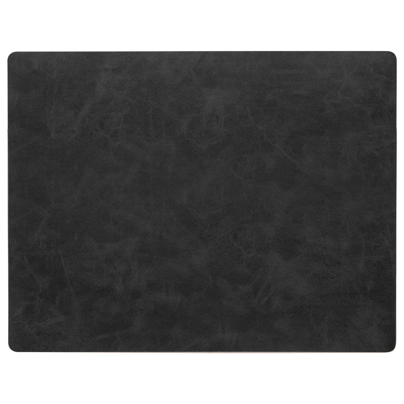 Sela - Black Rectangular Placemat